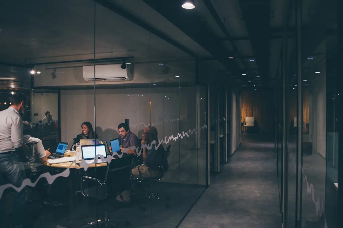 Reunião de trabalho em escritório